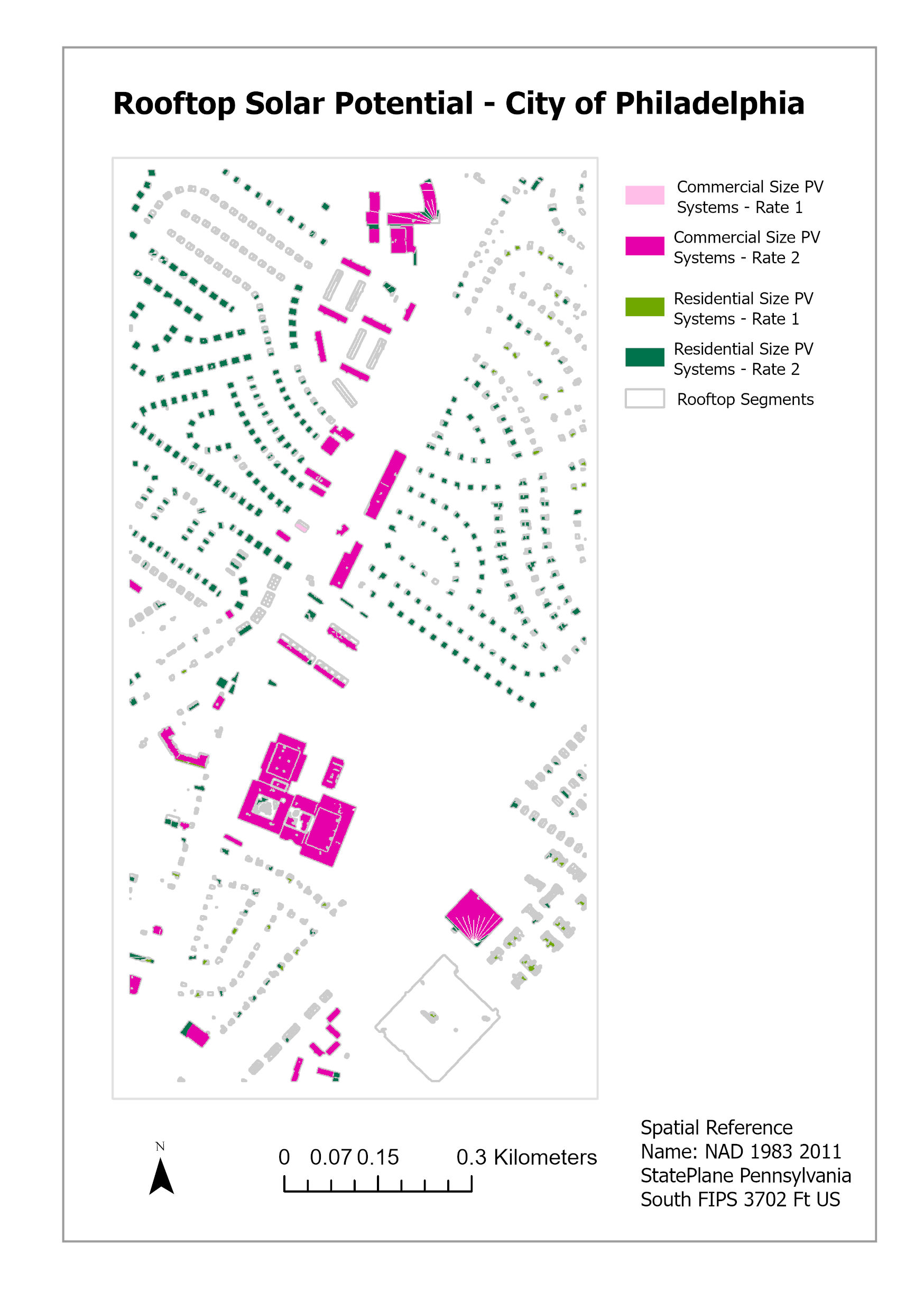 Rooftop Analysis for Philadelphia, USA